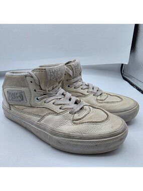 Vans Half Cab Mens Size 5 White Sneaker Shoes Casual Skateboarding Walking
